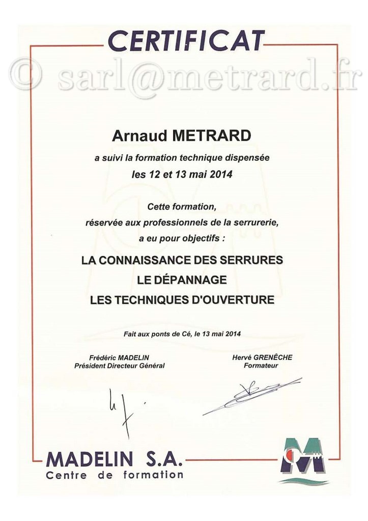 Connaissance des serrures et dépannage